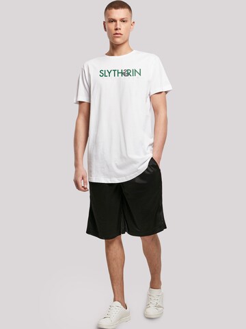 F4NT4STIC Shirt 'Harry Potter Slytherin' in White