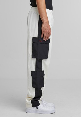 FUBU Loosefit Cargobukser i hvid