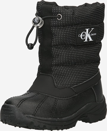 Calvin Klein Jeans - Bota de neve em preto: frente