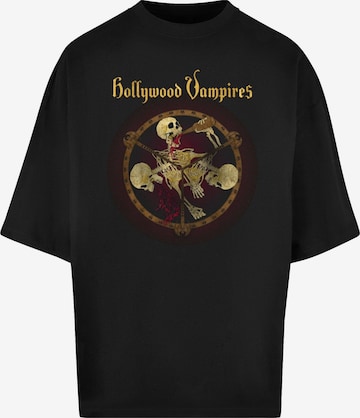 T-Shirt 'Hollywood Vampires - Drink Fight Puke' Merchcode en noir : devant