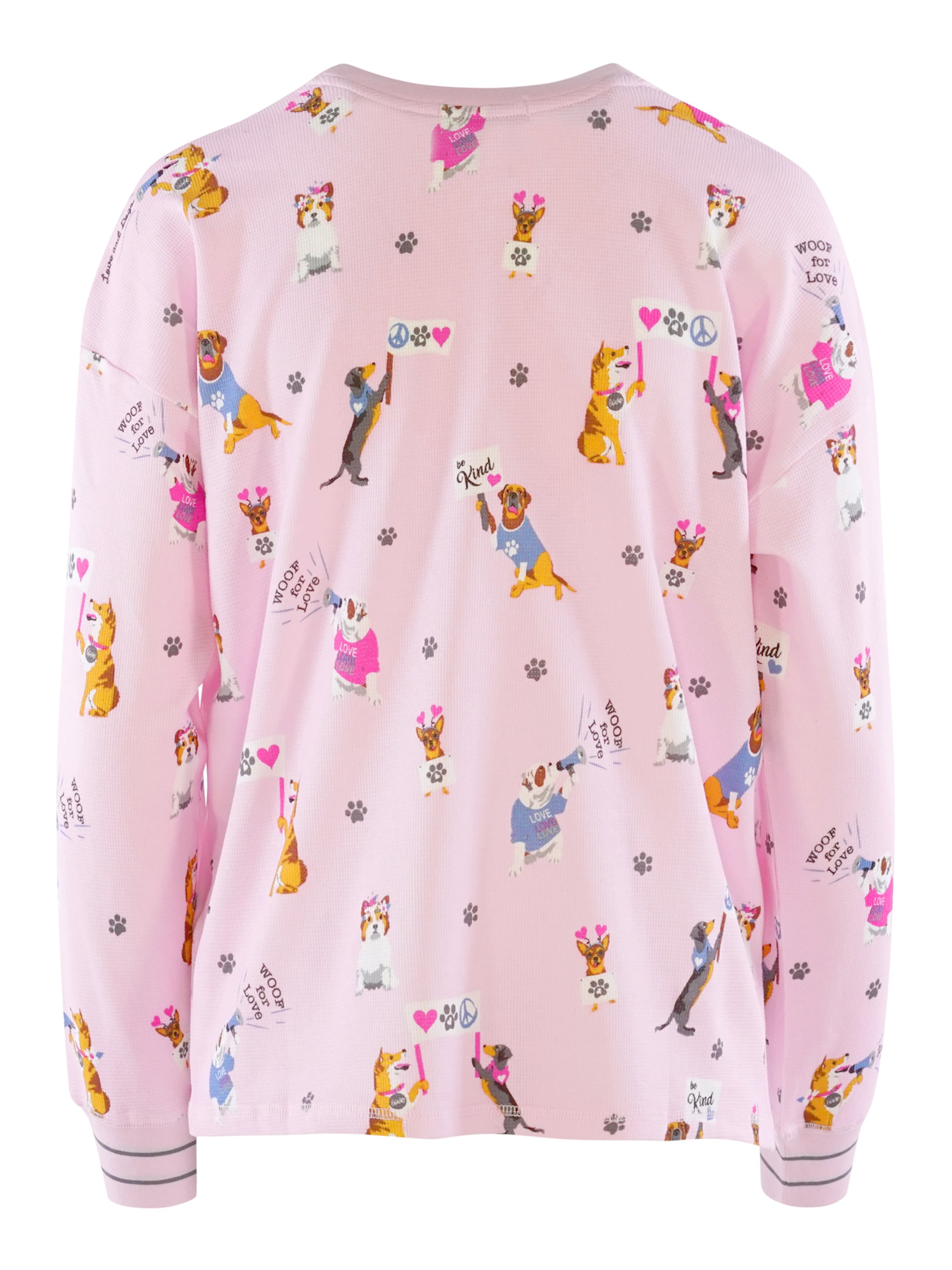 Chemise de nuit 'Woof for Love' PJ Salvage en rose