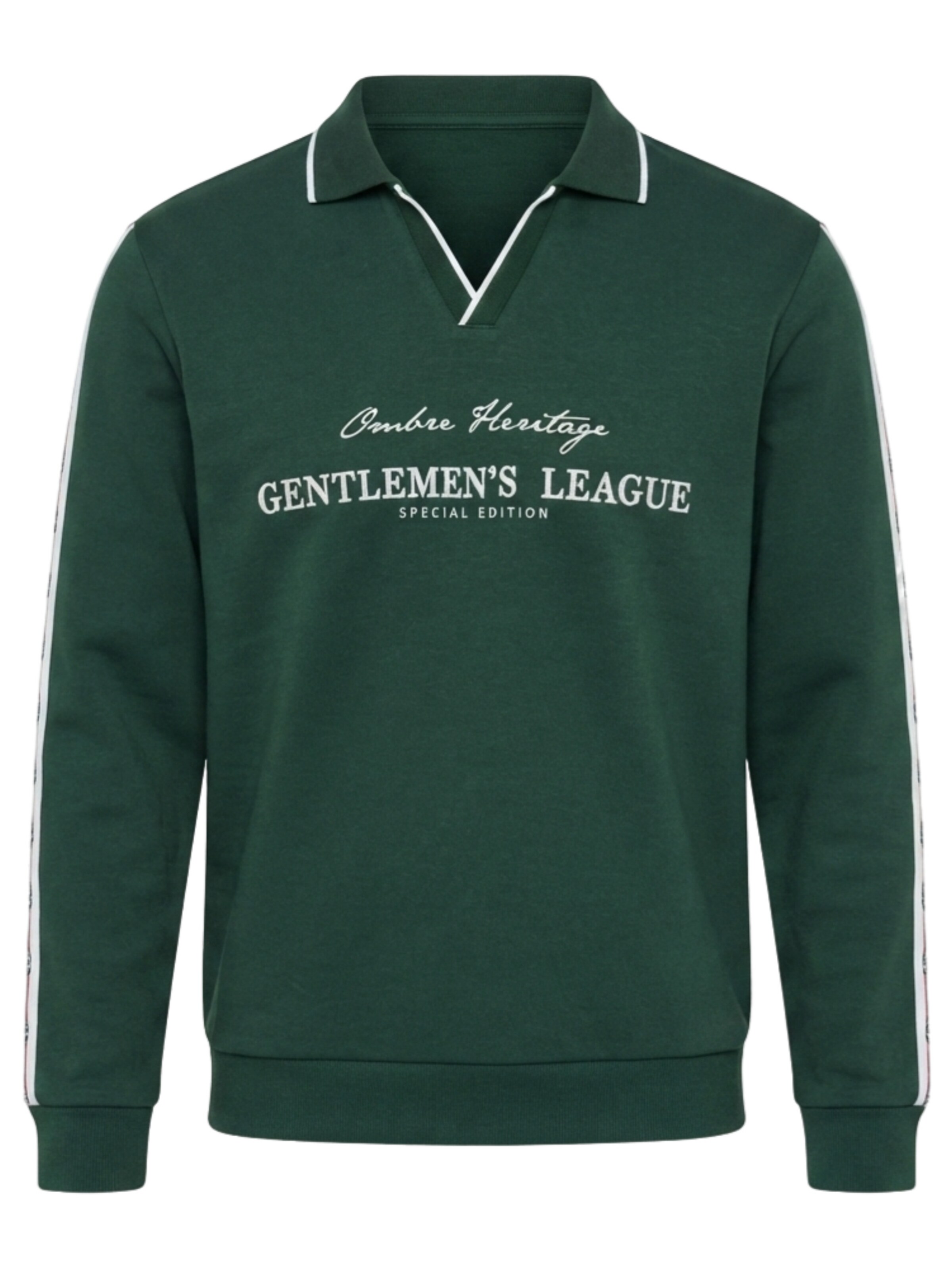 Ombre Sweatshirt i grön: framsida