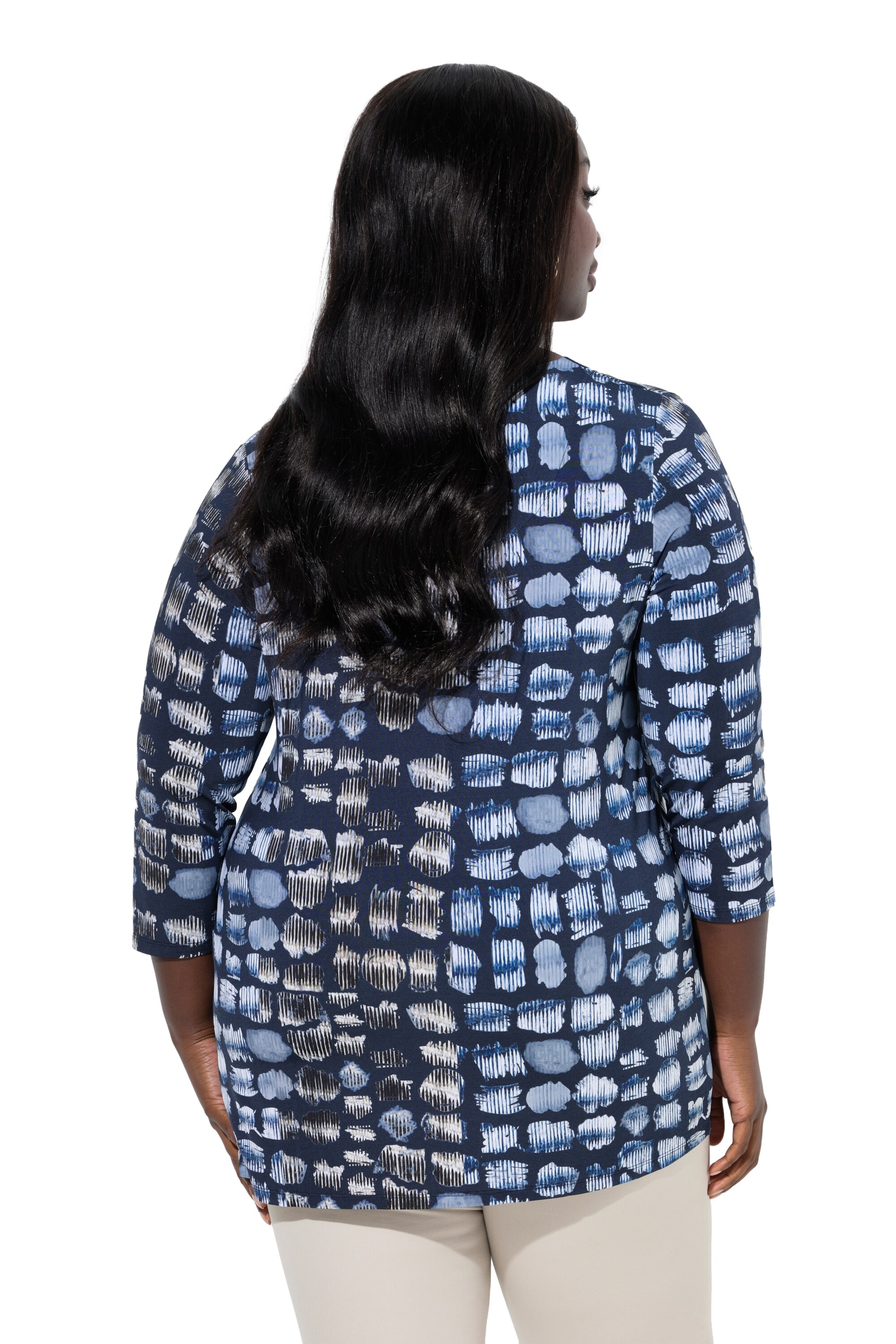 Ulla Popken Shirt in Blauw