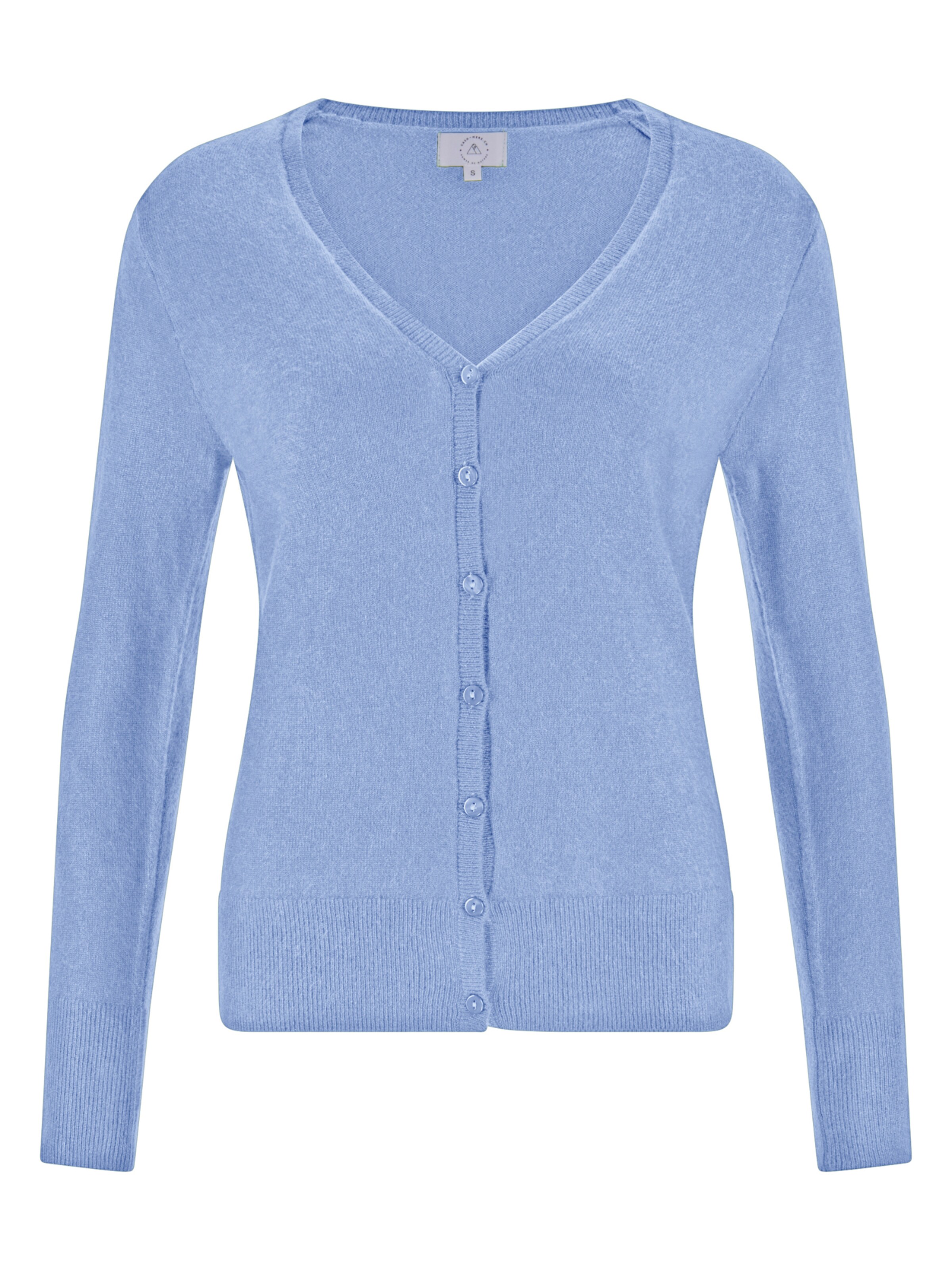 CASH-MERE.CH Neuletakki värissä sininen: etupuoli