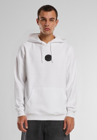 MT Men Sweatshirt 'Game Of The Week' in White: front