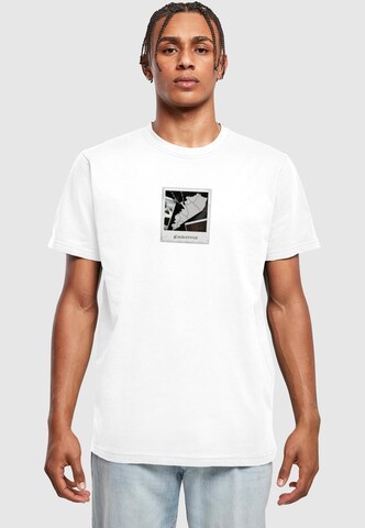 Mister Tee T-shirt 'Glamorous Memory' i vit: framsida