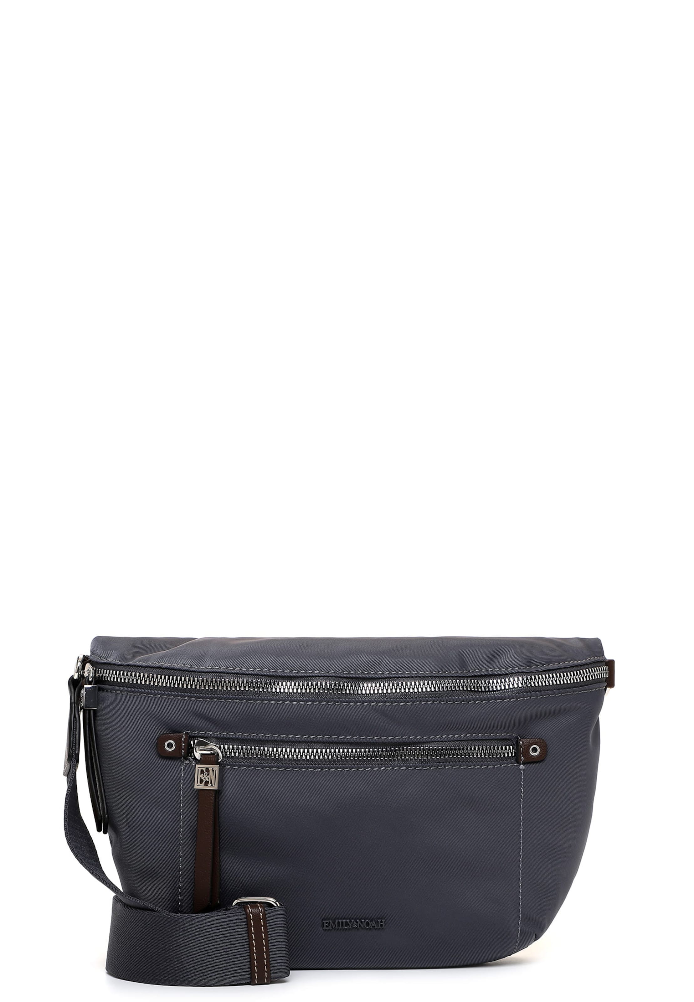 Emily & Noah Crossbody Bag in Grey: front