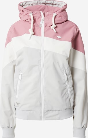 Ragwear Between-Season Jacket 'NUGGIE' in Pink: front