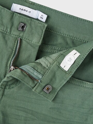 NAME IT Normalny krój Spodnie 'Sofus' w kolorze zielony