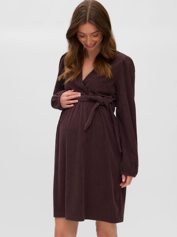 Robe 'MLBrooke' MAMALICIOUS en marron : devant