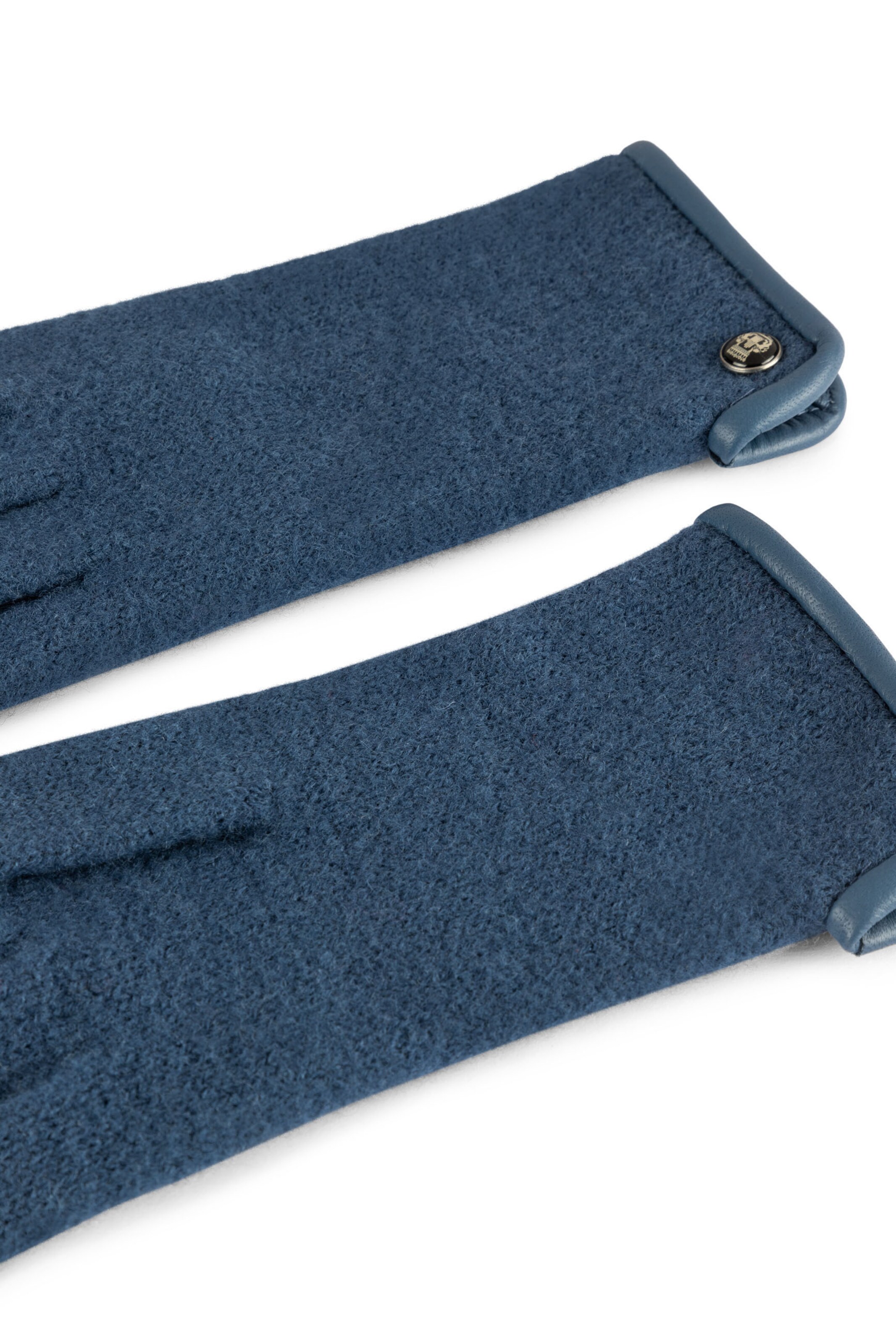 Mezzoguanti 'FELTED WOOL' di Roeckl in blu