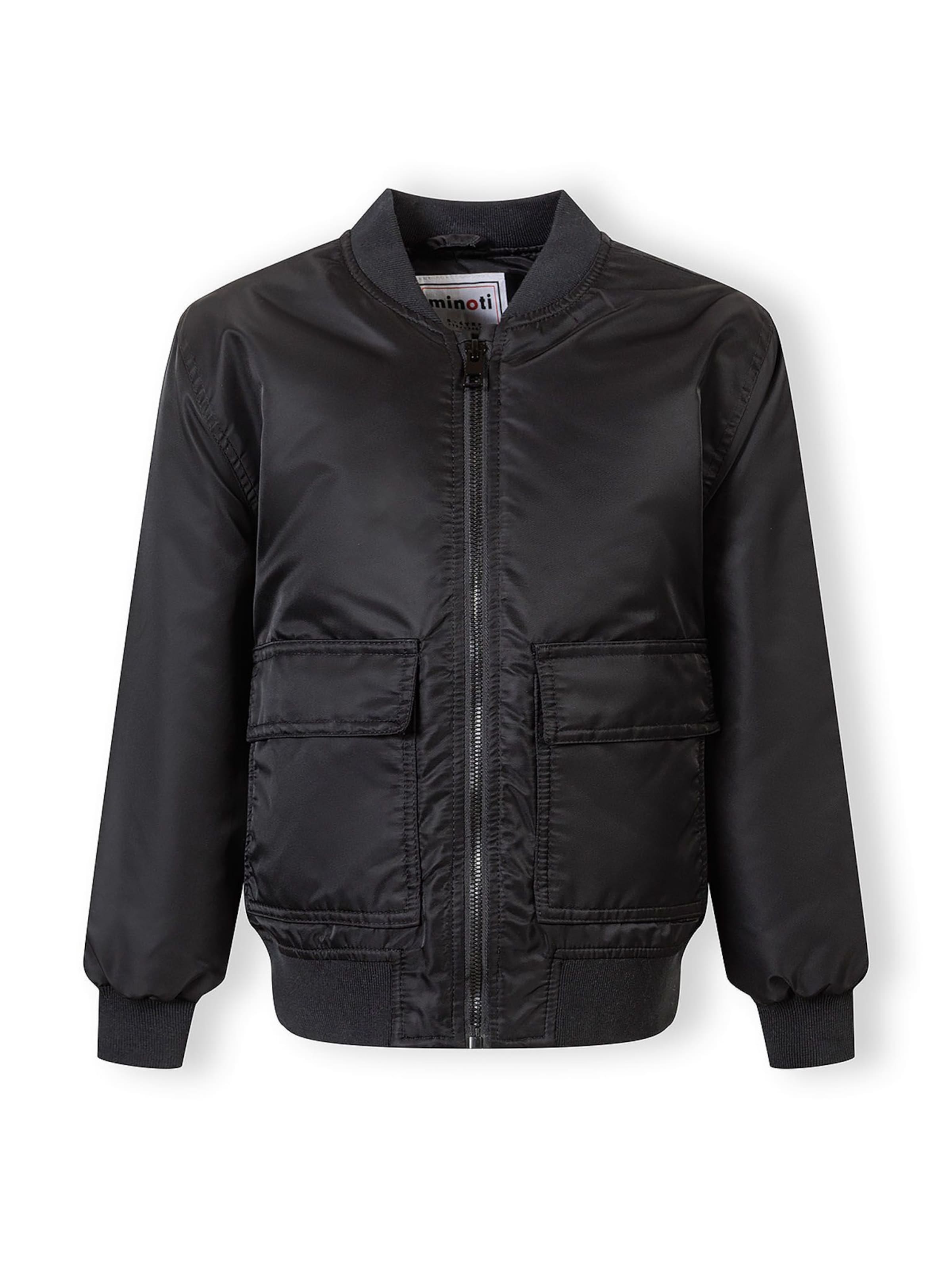 Veste mi-saison MINOTI en noir : devant