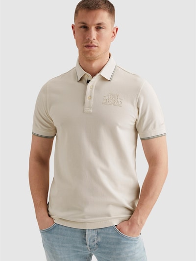 PME Legend Shirt 'Polo shirt in piqué with artwork'‌‌‌‌‌‌‌‌‌‌ in 4XL in weiß, Produktansicht