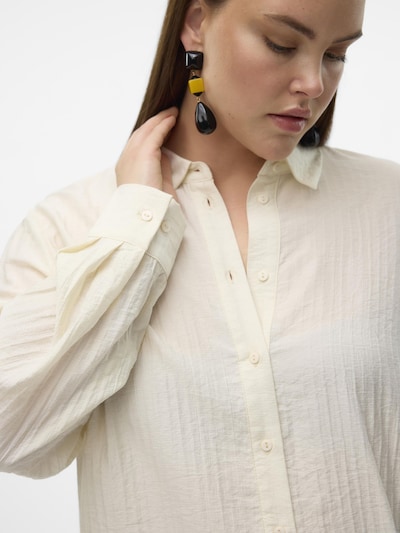 Vero Moda Curve Chemisier 'VMComila' en beige clair, Vue avec produit