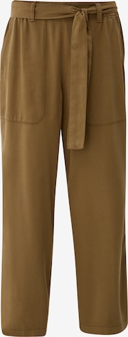 s.Oliver Loose fit Trousers in Green: front