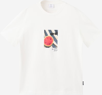 MANGO MAN Paita 'SANDIA' koossa XS värissä kyyhkynsininen / melooni / musta / valkoinen, Tuotenäkymä