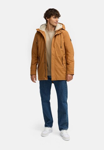Manteau d’hiver Ragwear en marron : devant