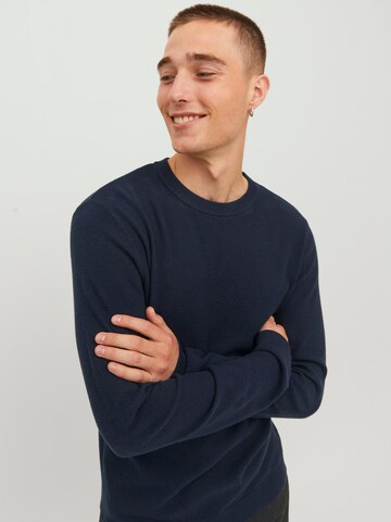 JACK & JONES Pullover 'ROB' in Blau