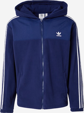 ADIDAS ORIGINALS Zip Up Hoodie Adicolor in Marine Blue ABOUT YOU