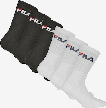 Chaussettes FILA en noir : devant