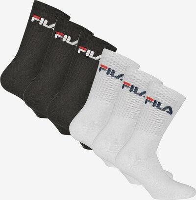 FILA Sokken in de kleur Zwart / Wit, Productweergave