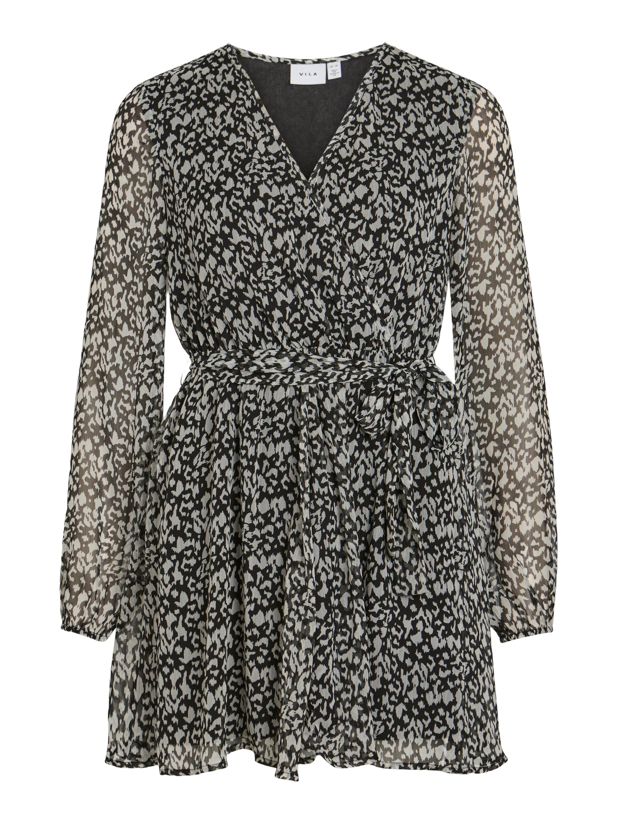 VILA Šaty 'FALIA' - Čierna: predná strana