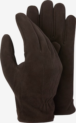 Gants Boggi Milano en marron : devant