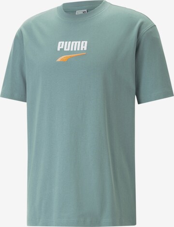 T-Shirt 'Downtown' PUMA en vert : devant