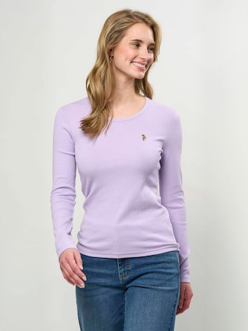 U.S. POLO ASSN. Koszulka 'UWCarlotte' w kolorze fioletowy