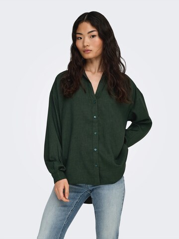 Chemisier 'HARRIET' ONLY en vert : devant