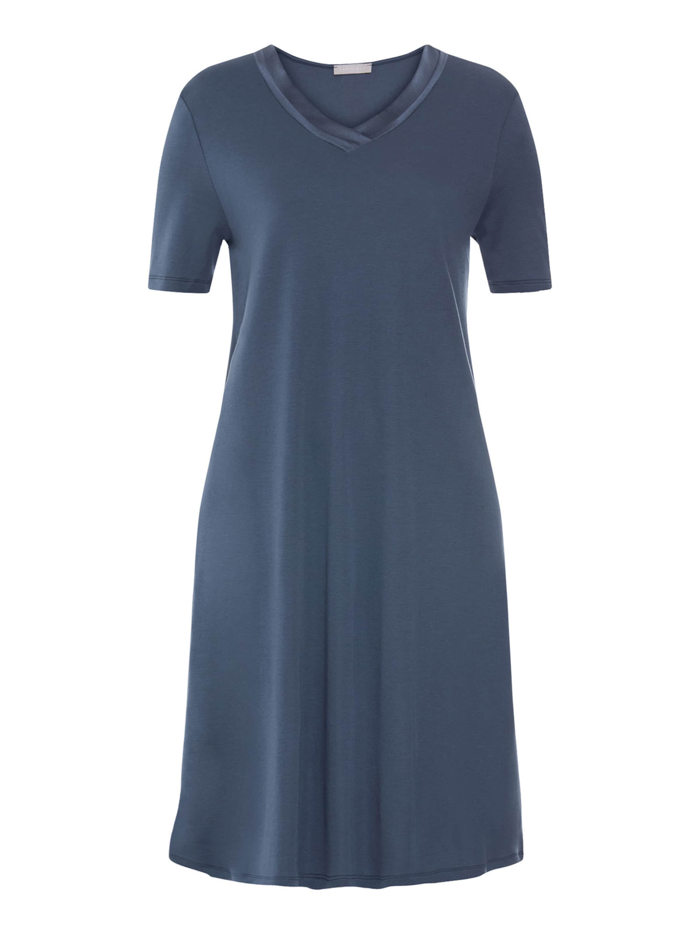 Chemise de nuit ' Tyra ' Hanro en bleu : devant