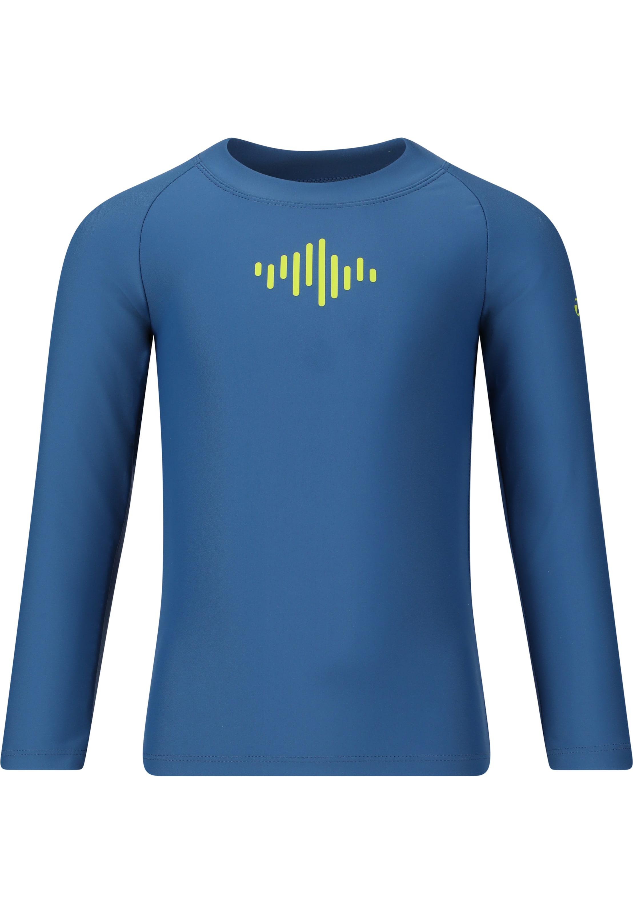 ZigZag Badeshirt 'Crisp' in Blau: Vorderseite