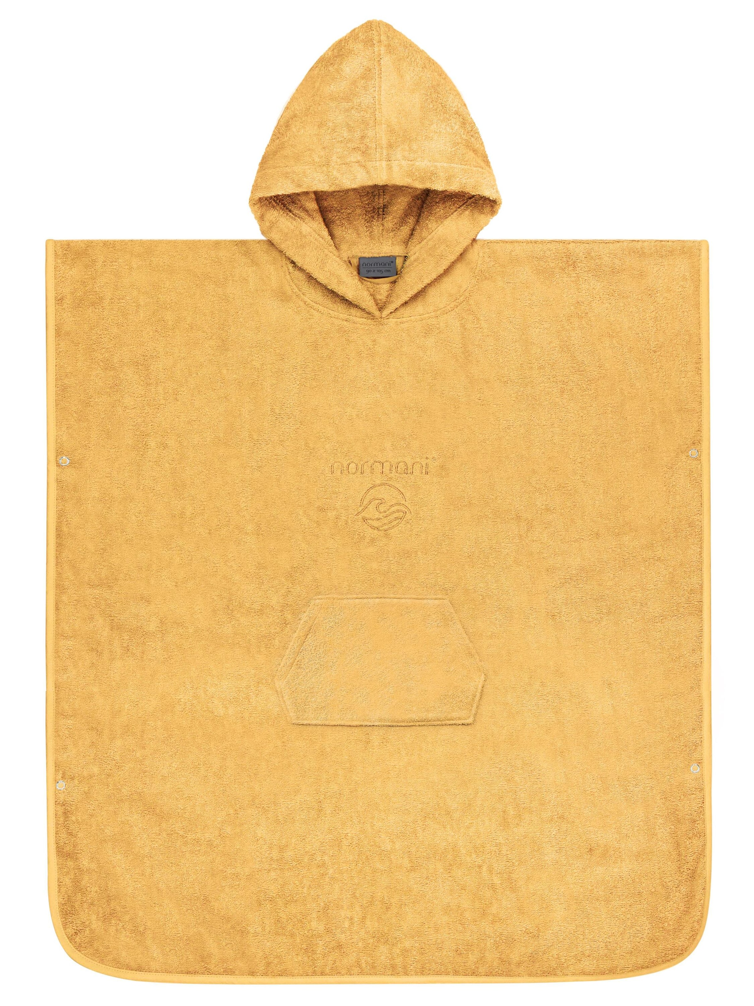 normani Bathrobe short 'Sitra' in Yellow: front