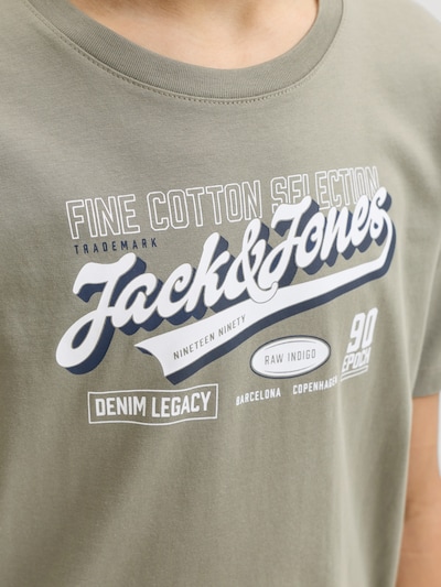 Tricou pe 140 Jack & Jones Junior pe albastru / gri / alb, Vizualizare produs