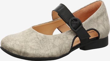 THINK! Riemchenballerina 'Guad2' in Grau: Vorderseite