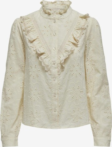 ONLY Blus 'REBECCA' i beige: framsida