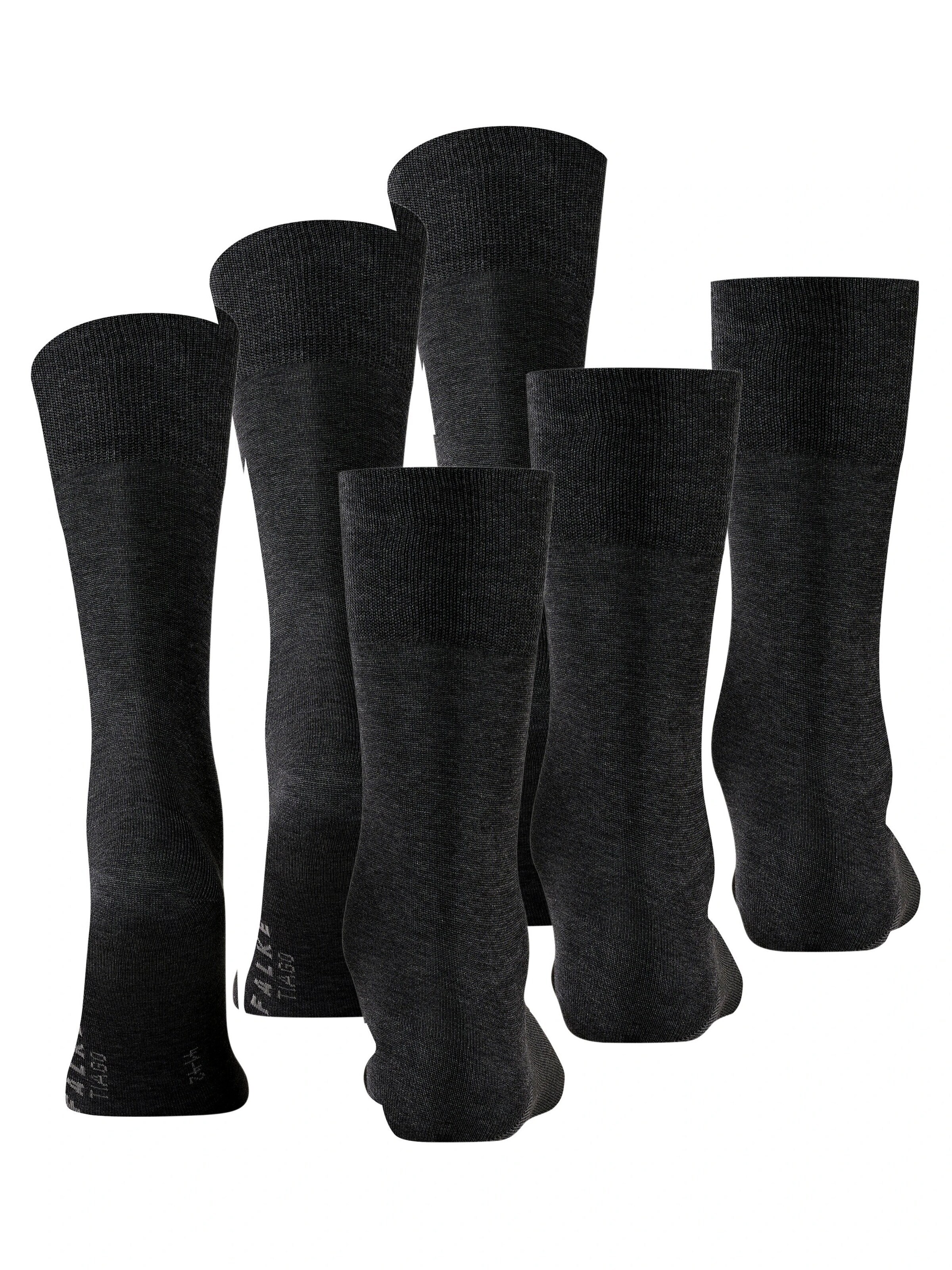 FALKE Socks 'Tiago 3-Pack' in Grey