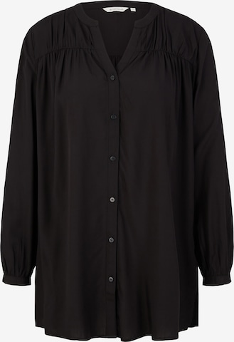 TOM TAILOR Blouse in Zwart: voorkant