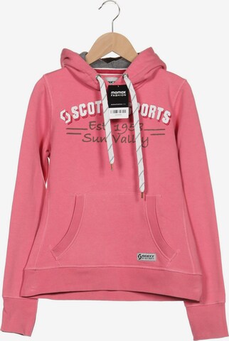 SCOTT Sweatshirt & Zip-Up Hoodie in XS in Pink: front
