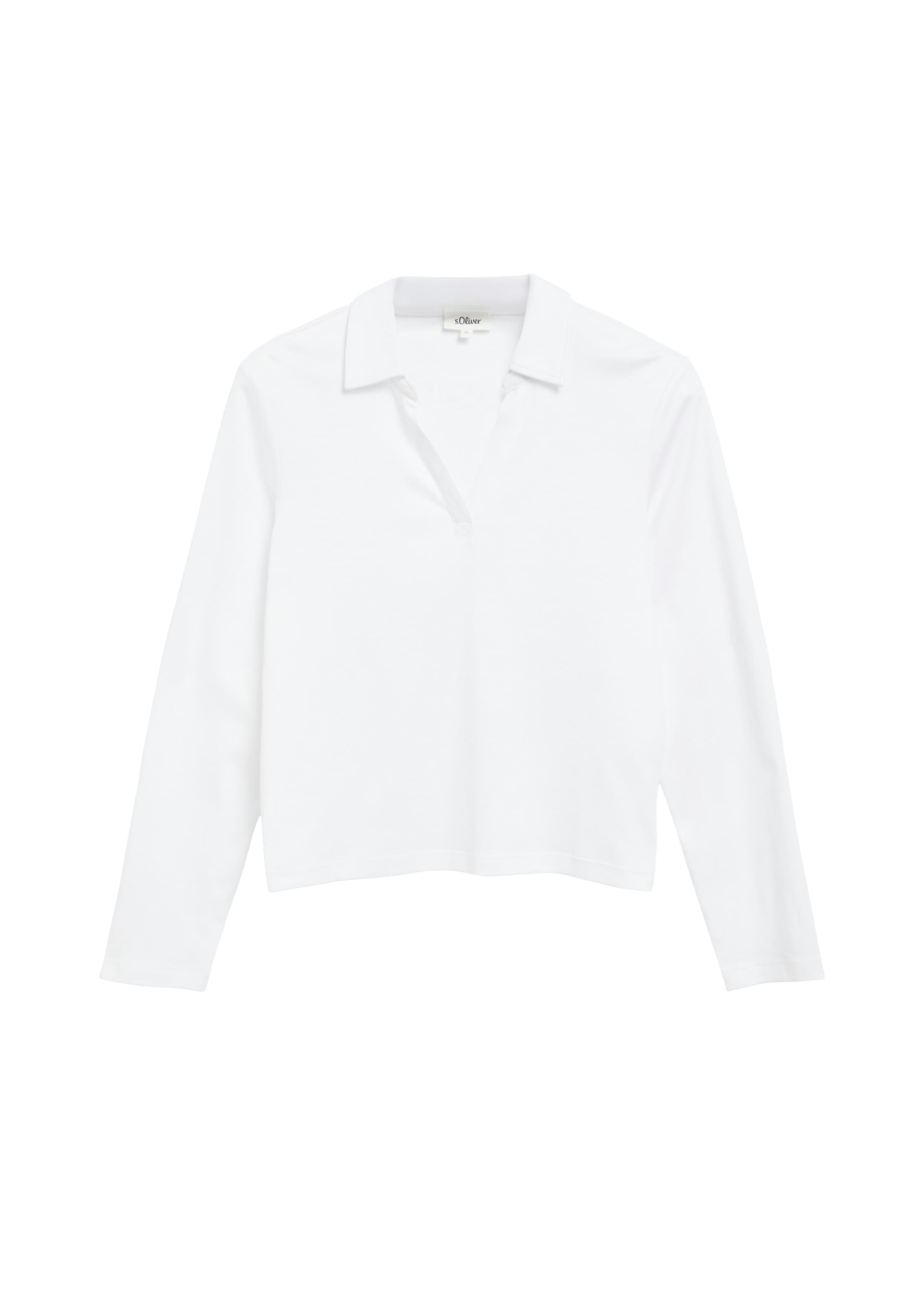 s.Oliver Shirt in Wit: voorkant