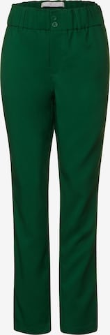 STREET ONE Loose fit Pants in Green: front