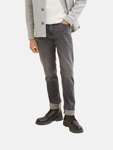 TOM TAILOR Slimfit Jeans 'Josh' in Grijs: voorkant