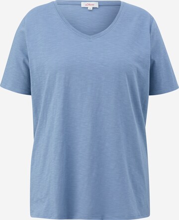 s.Oliver Shirt in Blue: front