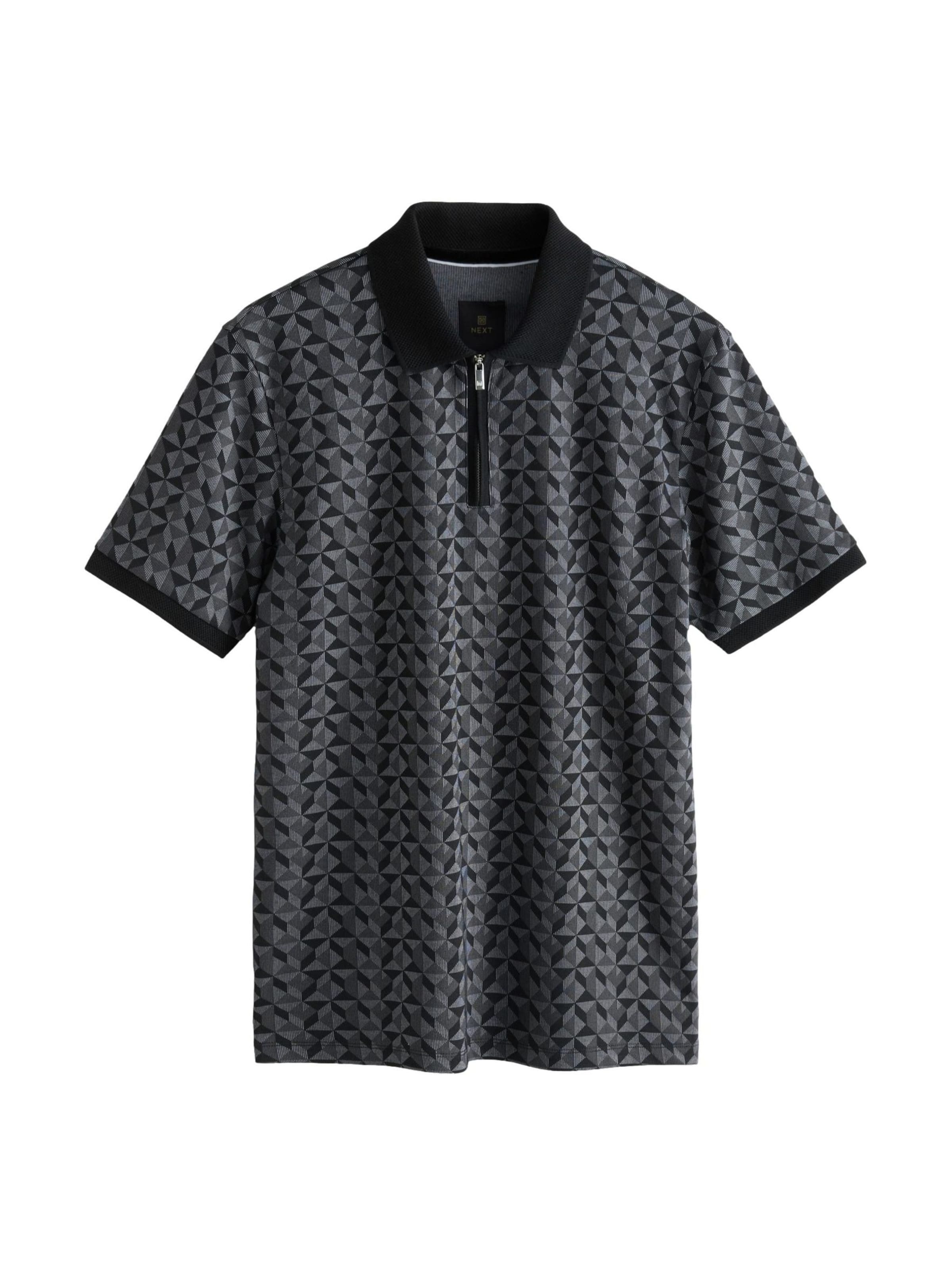 Next Shirt in Zwart: voorkant