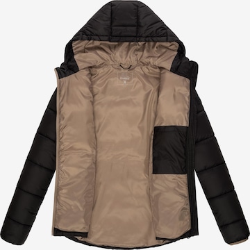 MARIKOO Winterjacke 'Leandraa' in Schwarz