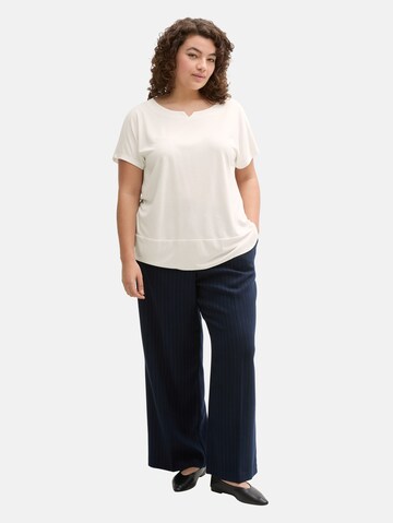 Tom Tailor Women + Shirt in Wit