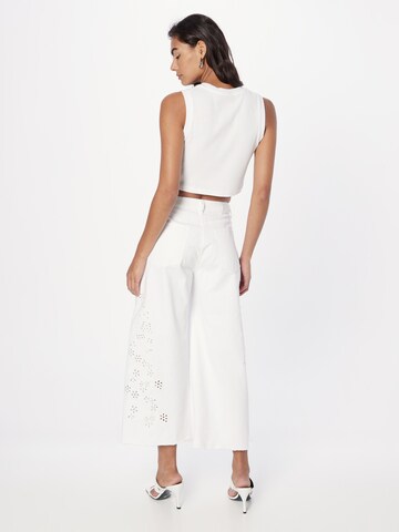 Lauren Ralph Lauren Wide leg Jeans 'KATILYN' in White