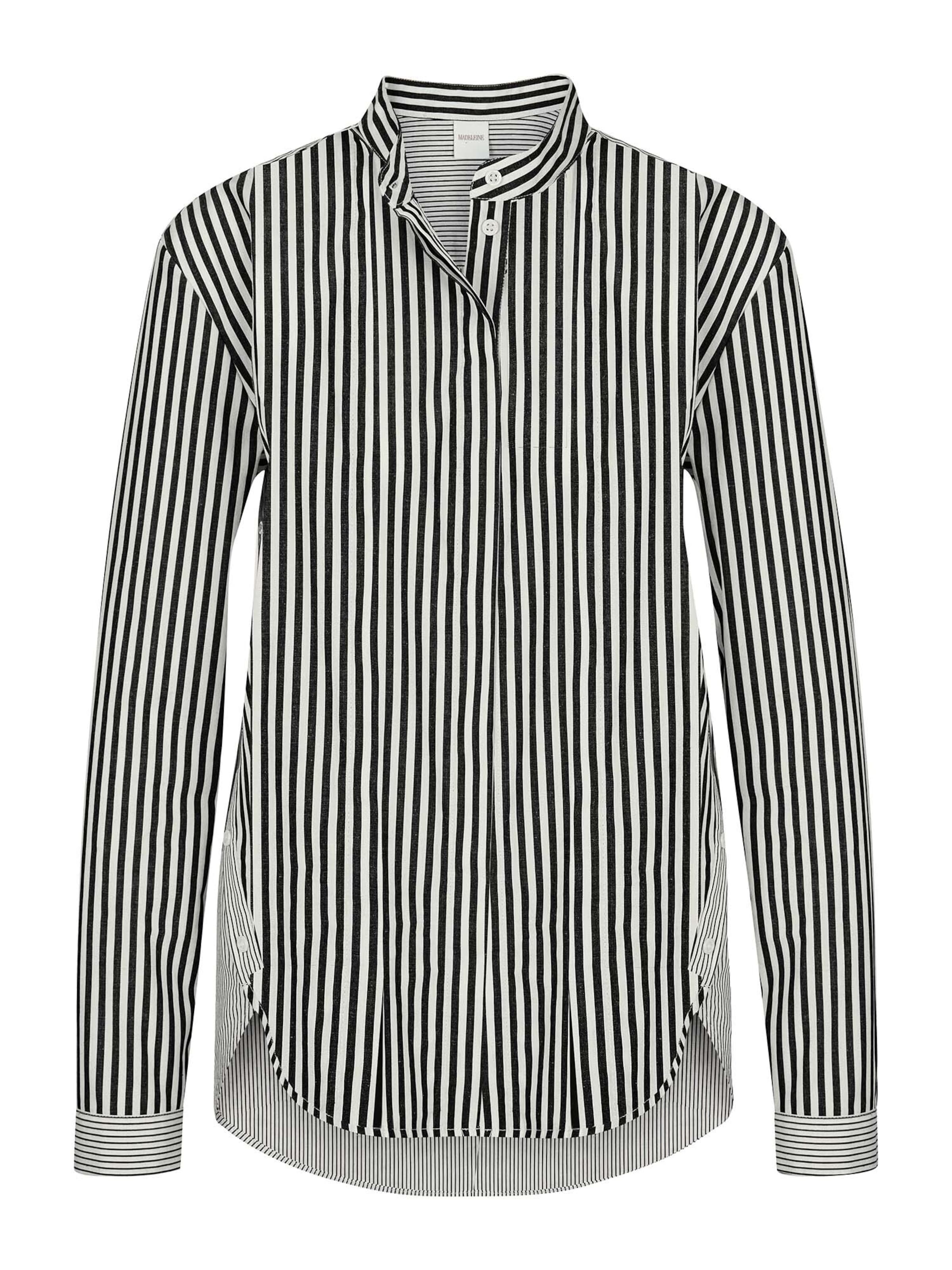 MADELEINE Blouse in Zwart: voorkant