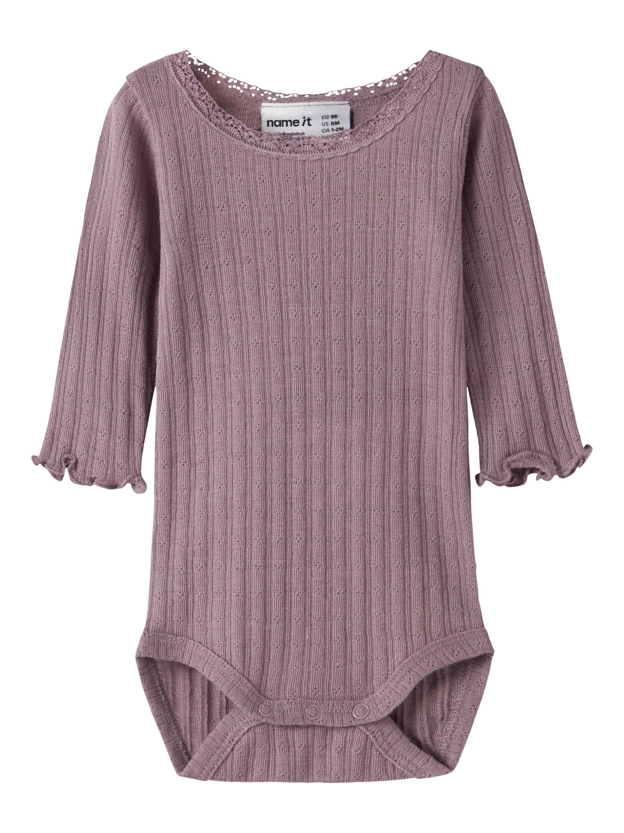 NAME IT Romper/Bodysuit in Purple: front