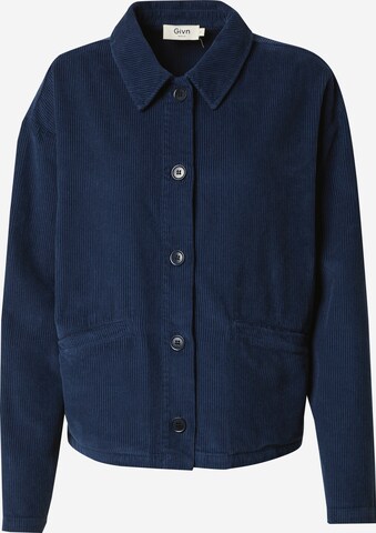 Givn Berlin Between-Season Jacket 'Emmi' in Blue: front